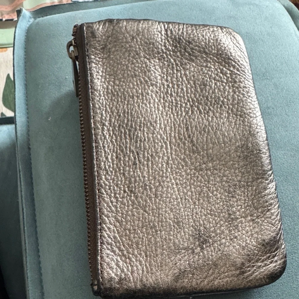 Fossil Bronze Zip Wallet